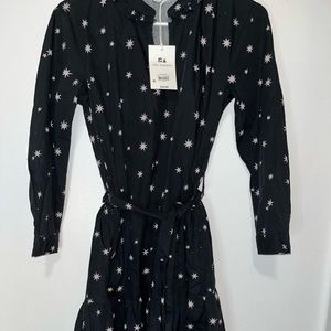 Black Tiered Mini Dress